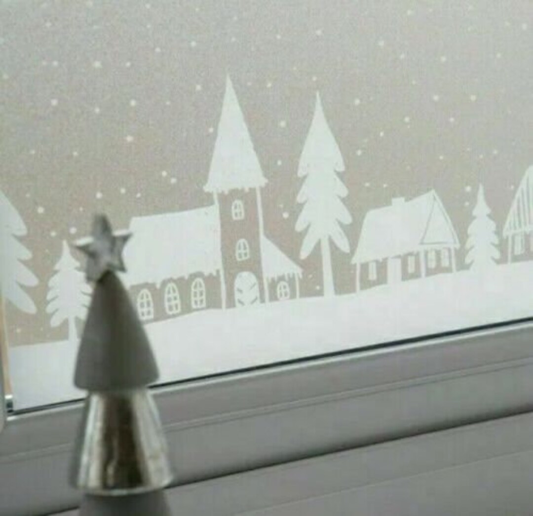 Dcfix Christmas Window XMAS WINTER HOME Winter Decoration Border