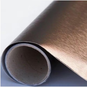 Vinyle collant Fablon F343-8312, bronze brossé métallisé, D-C-Fix, 67 cm x 1,5 m