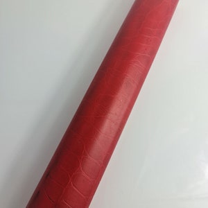 d-c-fix Sticky Back Plastic Selbstklebend Kroko Rot rot Kroko Schlangenleder Optik 45cm x 2m uk