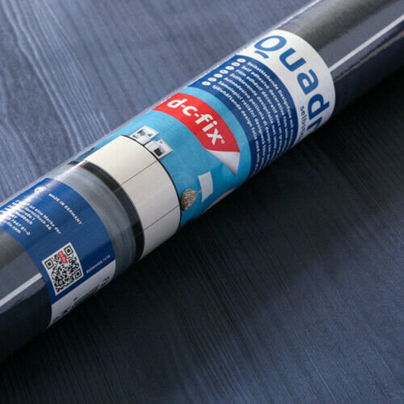 D-c-fix QUADRO noche azul en relieve adhesivo trasero autoadhesivo vinilo  envoltura 67.5cm x 1.5m uk -  España