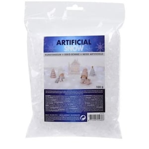 FAKE Snow Christmas ARTIFICIAL SNOWFLAKES Iridescent Party Decoration 250g arts and craft. School project Xmas decorations
