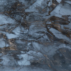D-c-fix Sticky Plastic Self Adhesive Vinyl Wrap BLUE GREY GOLD marble effect 67.5cm x 2m furniture kitchen wardrobe table worktop upcycle