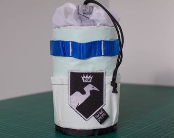 Stem Baggie White X Blue