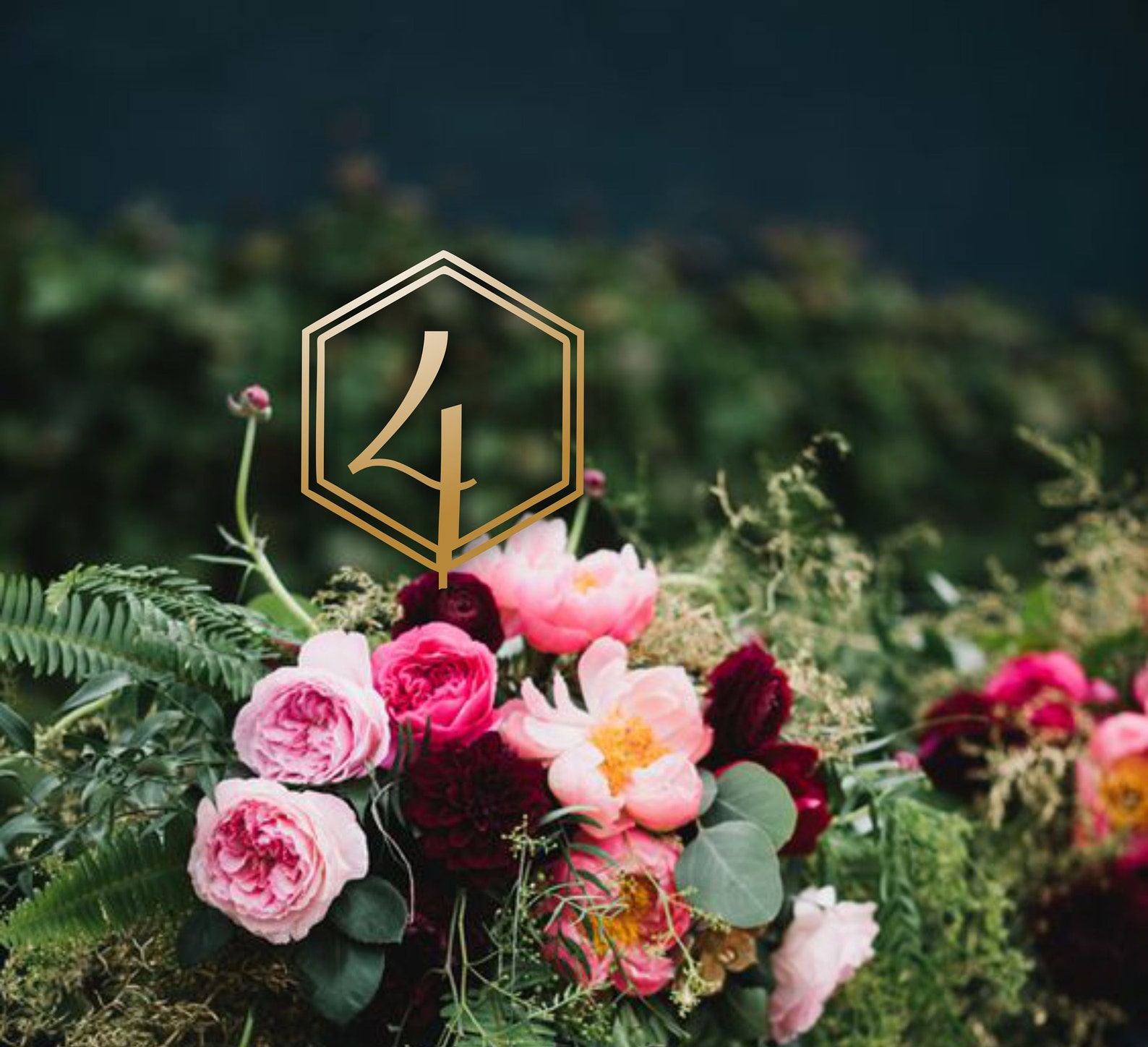 Gold Table Numbers. Table Numbers. Weding Table Numbers Etsy