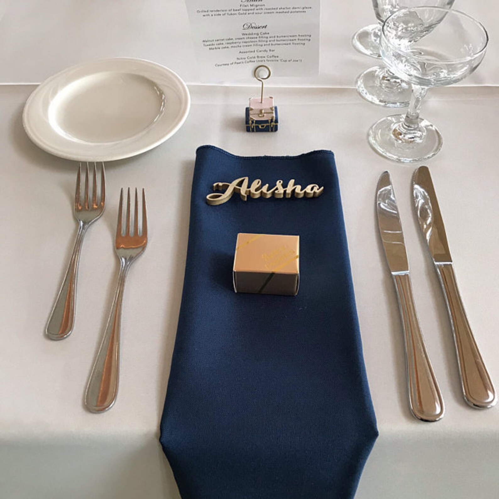 Wedding Place Setting Place Cards Place Decoration Party Decor Etsy