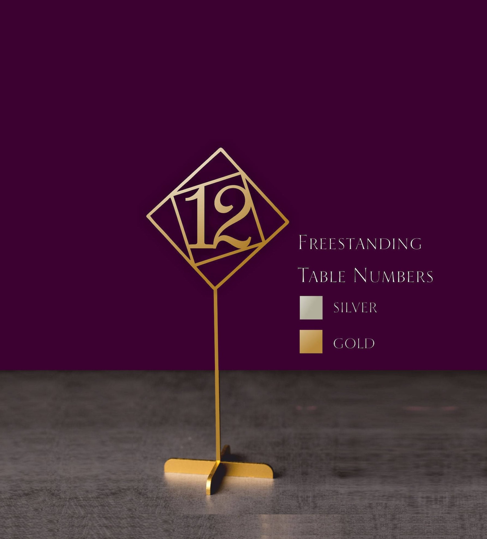 Table Numbers.wedding Table Numbers.table Numbers.gold Table Etsy