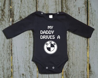 BMW Logo Baby Bodysuit Personalized Gift Newborn M3 One Piece Infant Clothing