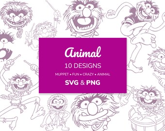 Download Animal Muppet Svg Etsy