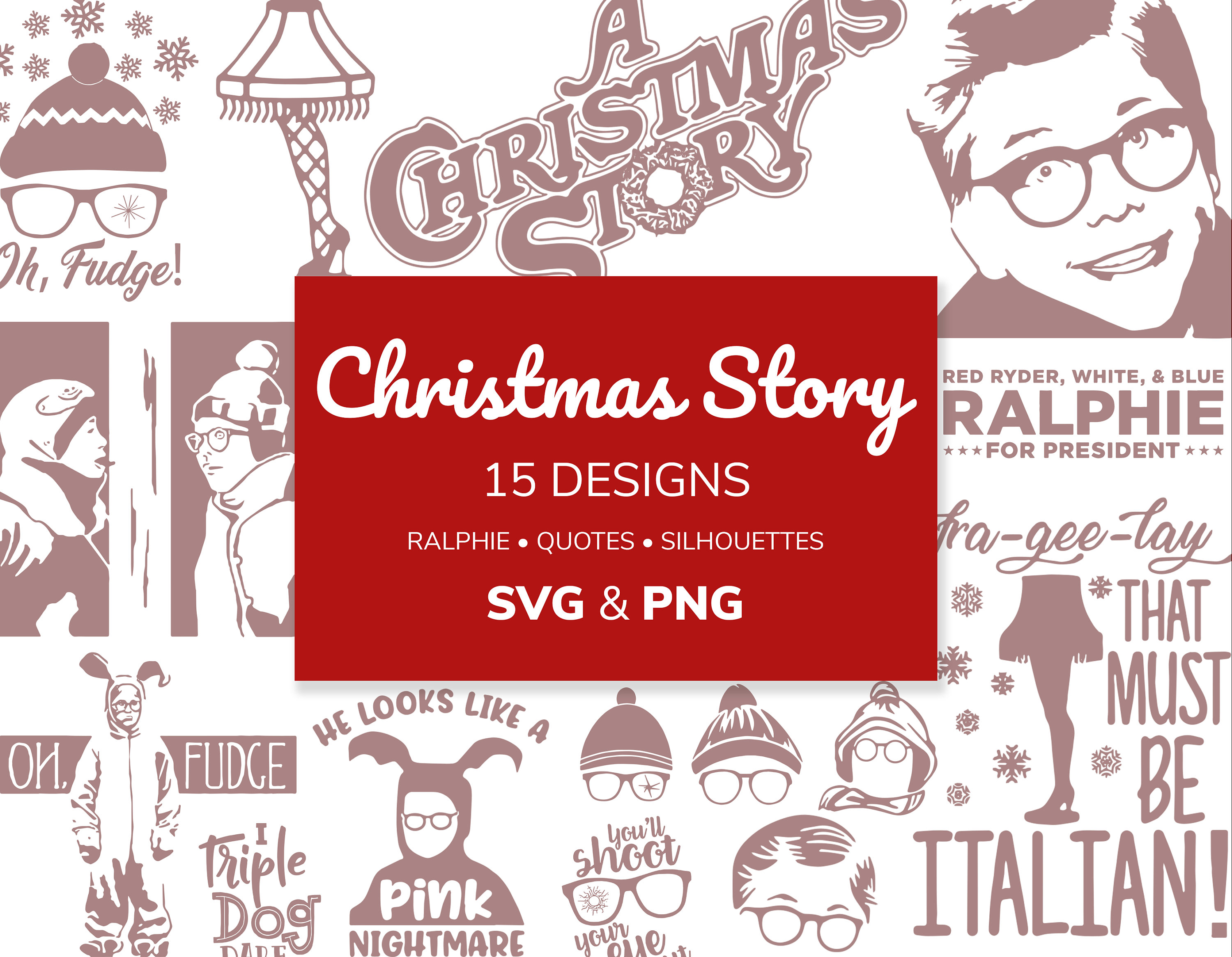 A Christmas Story SVG & PNG 15 Designs | Etsy