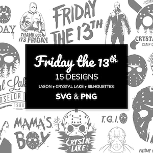 Download Momma S Boy Friday The 13th Svg Horror Clipart Jason Etsy