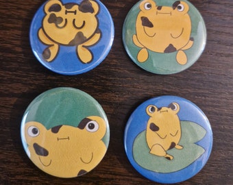 Bob The Frog Artwork Pin Badges