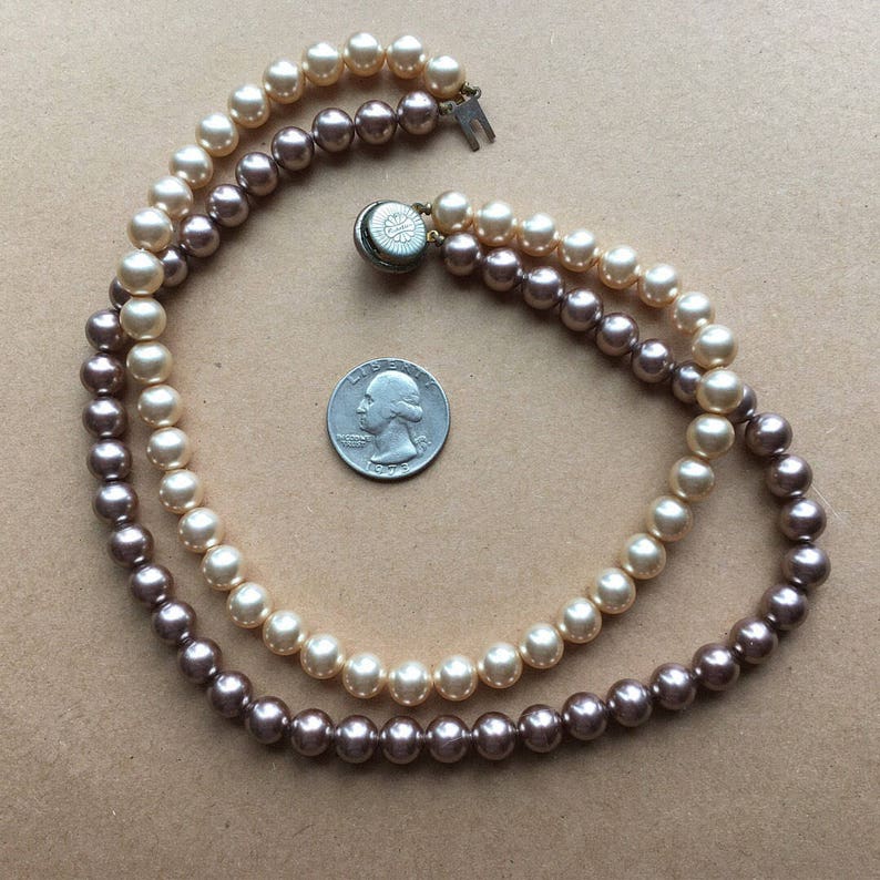 Richelieu Double Strand Pearl Necklace - Etsy