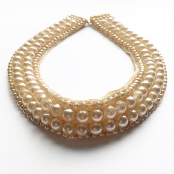 Pretty 1950/'s Vintage Pearl Collar