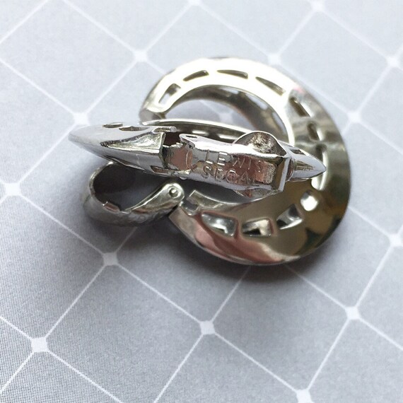 Vintage Lewis Segal clip on earrings - modern and… - image 3