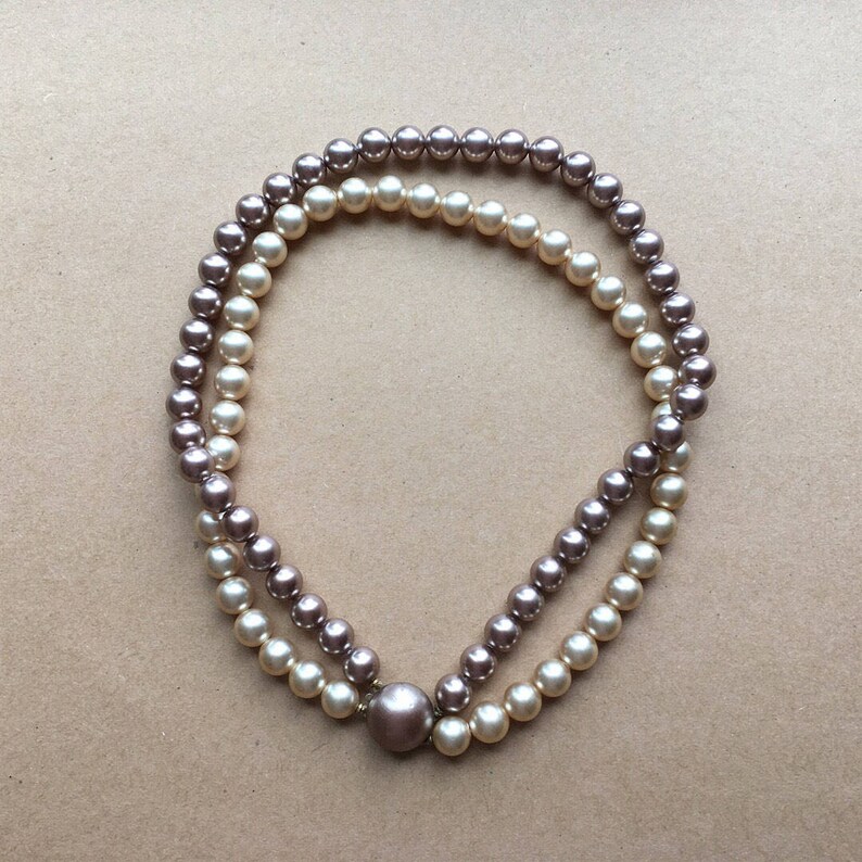 Richelieu Double Strand Pearl Necklace Etsy
