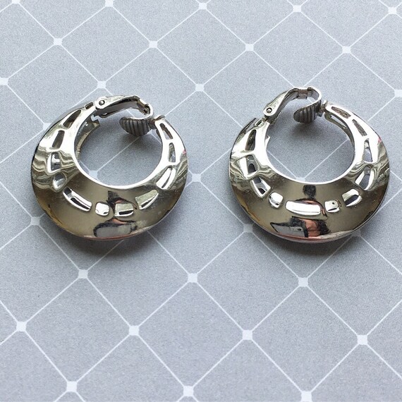 Vintage Lewis Segal clip on earrings - modern and… - image 2