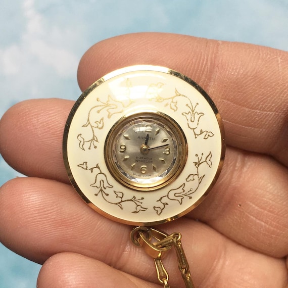Cadran De Montre Pour Calibre ETA 2391 – Type Bomber Incabloc – Pièce Horlogerie D’occasion – Suisse 17R
