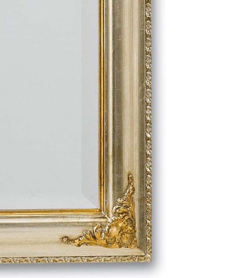 Specchio Incorniciato Stile Vittoriano In Scala 1:12 - Per Case Delle Bambole, Modello D1857