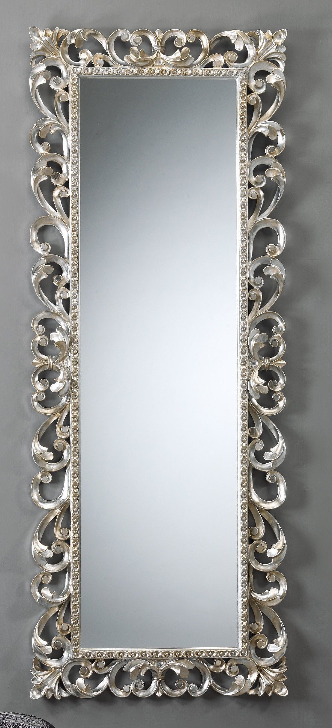 Silver long mirror discount