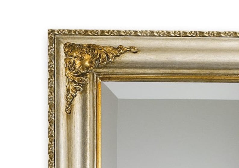 Specchio Incorniciato Stile Vittoriano In Scala 1:12 - Per Case Delle Bambole, Modello D1857
