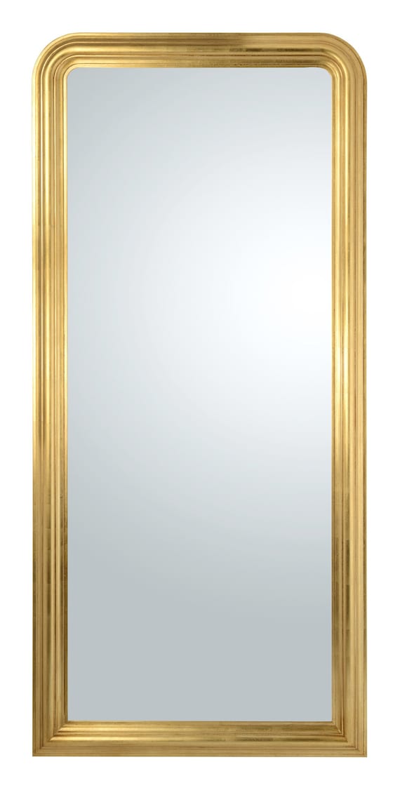 Louis Philippe Mirror Full Length, Antique Gold Frame Full Length Mirror