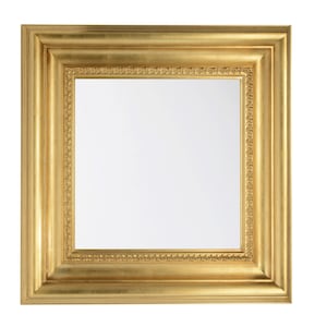 Klassieke spiegel in antieke stijl _modern bladgoud - Gemaakt in Italië Grote spiegel Victoriaanse lijst Gouden kamer_ artikel 7024