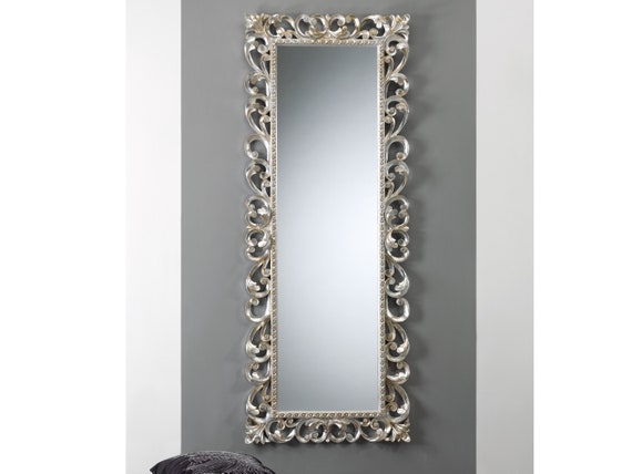 Specchio Da Parete Veneziano MirrorOutlet – Antico Stile – 122 X 59 Cm – Orientabile Verticale/orizzontale