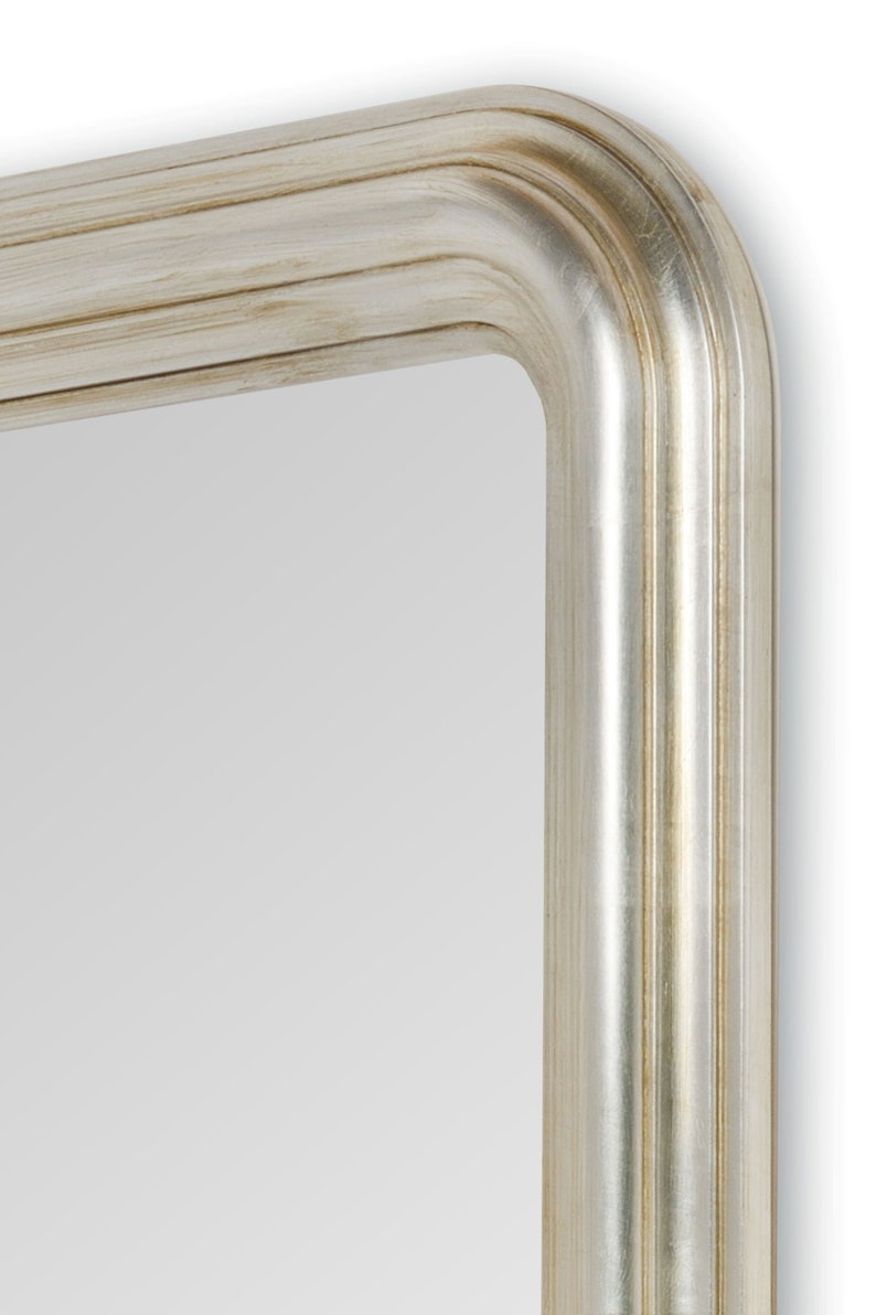 Large Louis Philippe Mirror, Decorative Golden Mirror, Antique Gold