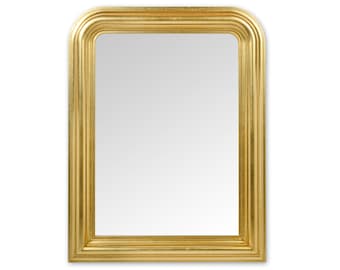 イタリア製ロココ調バロック調ウォールミラー、大型クラシック玄関