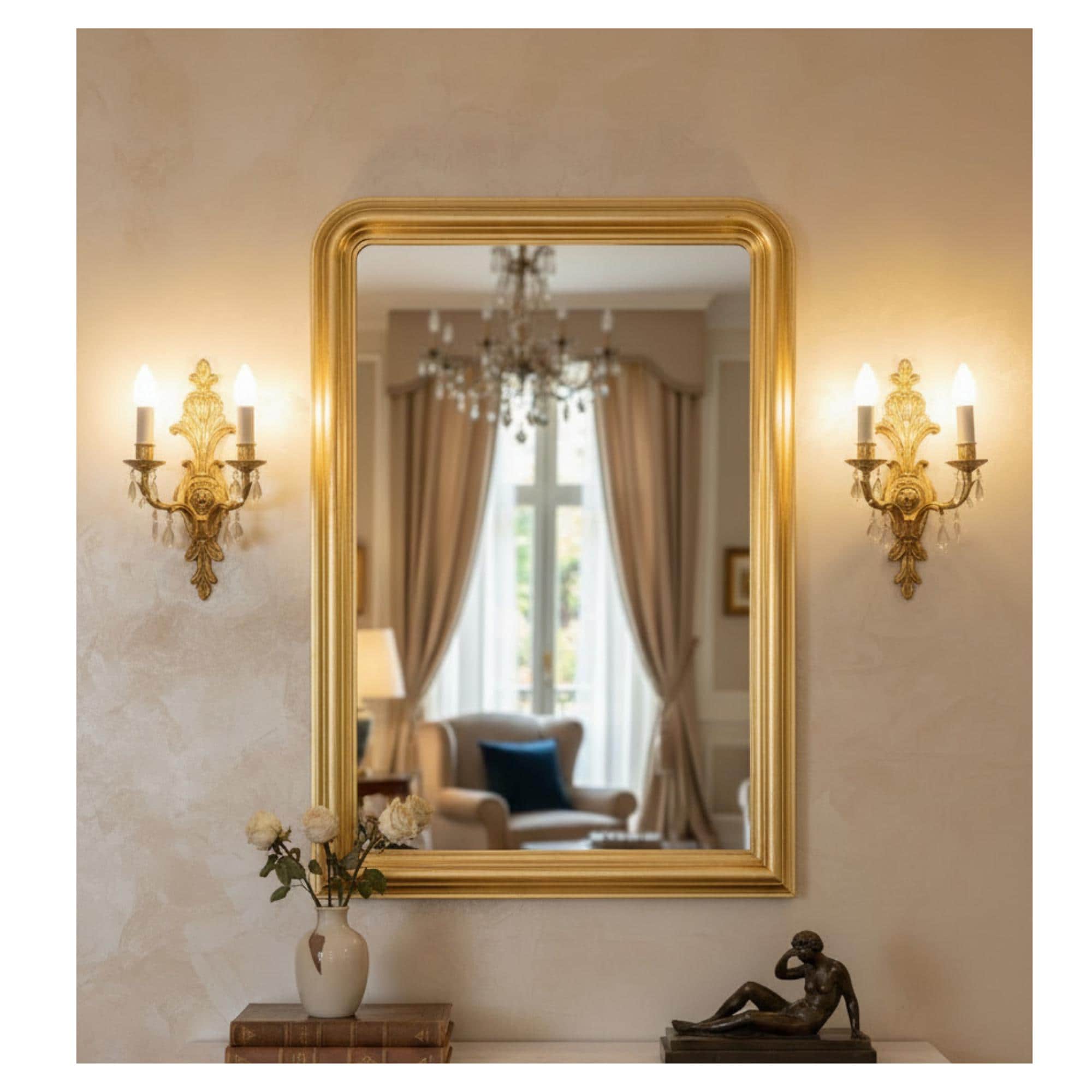 Louis Philippe Mirror - Etsy