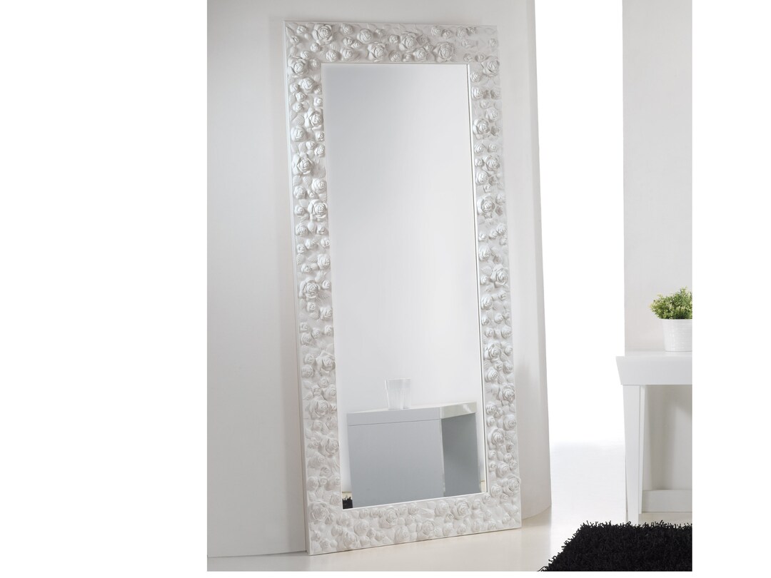 Large Italian Design Mirror Romantic Style Made in Italy Full Length