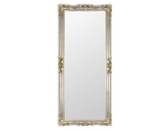 Classic Wall Mirror Baroque Mirror Antique Silver Leaf Mirror Made in Italy French Mirror Italian Mirror Louis Mirror