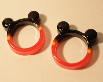 Resin Mickey Mouse Ring 17 - 18 mm
