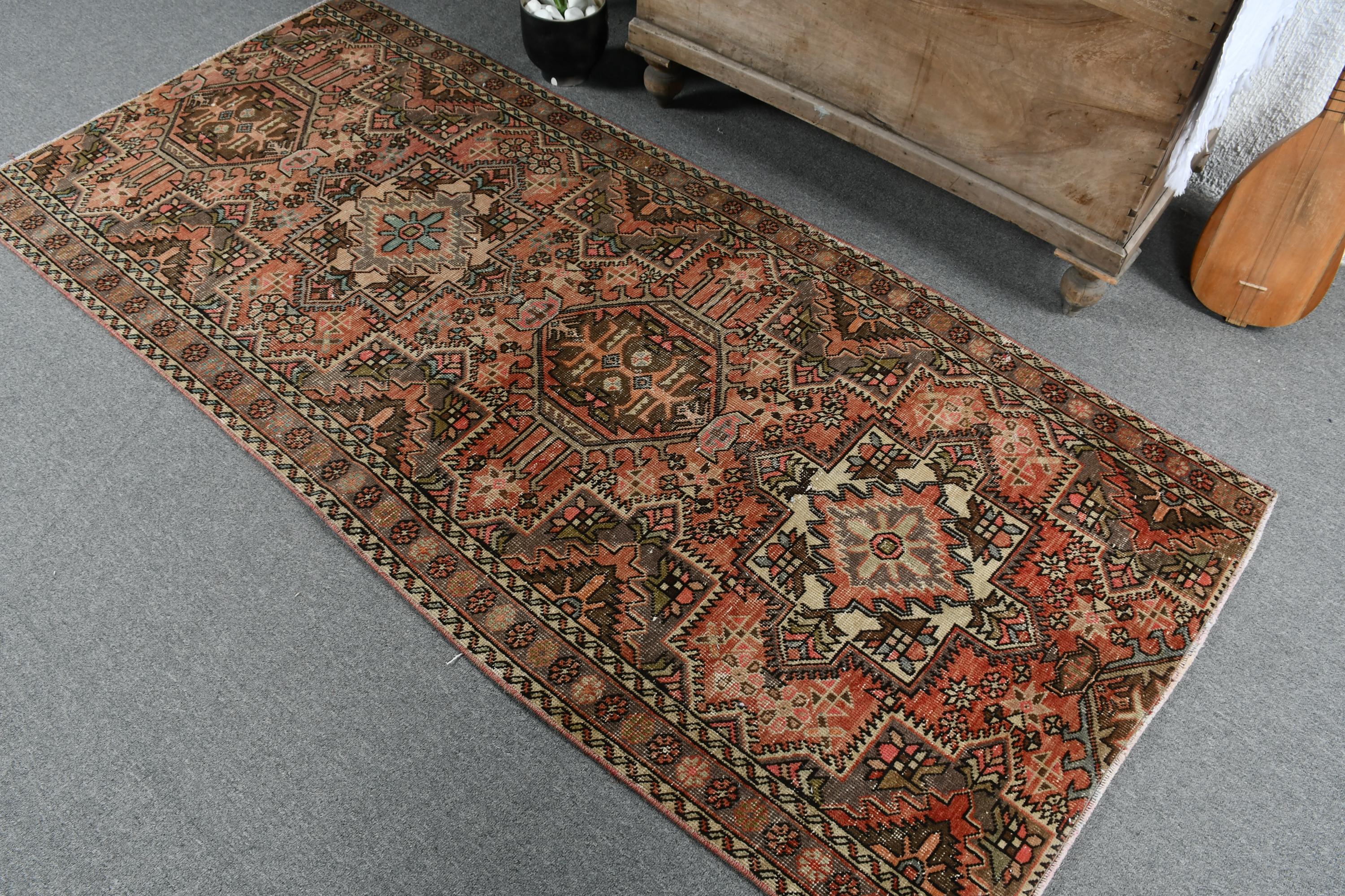 Turkish Rug, Vintage Rug, 3x7 Accent Rugs, Kurdish Rugs, Rugs for