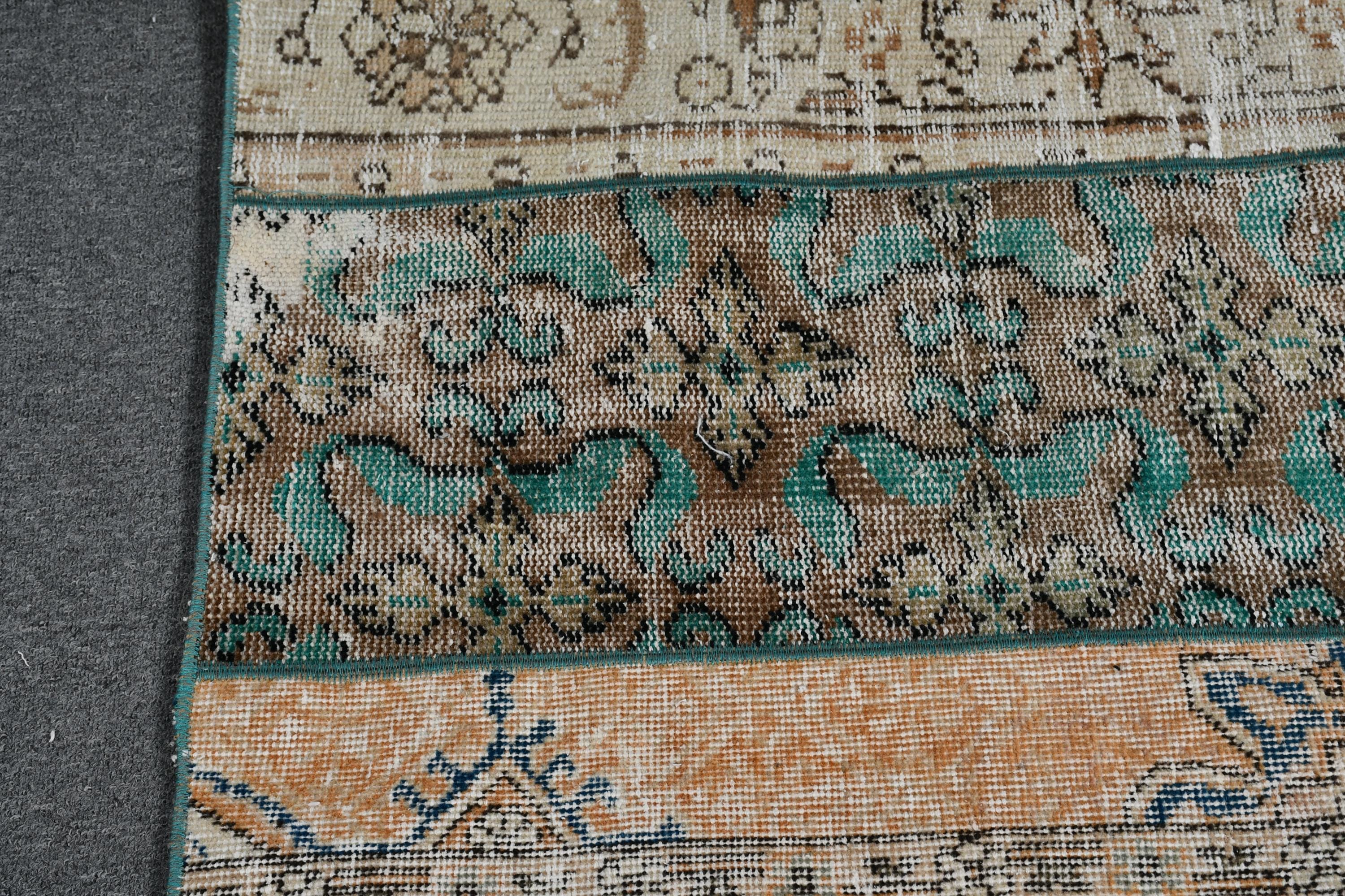 ヴィンテージラグ、3x5アクセントラグ、パッチワークラグ、トルコラグ