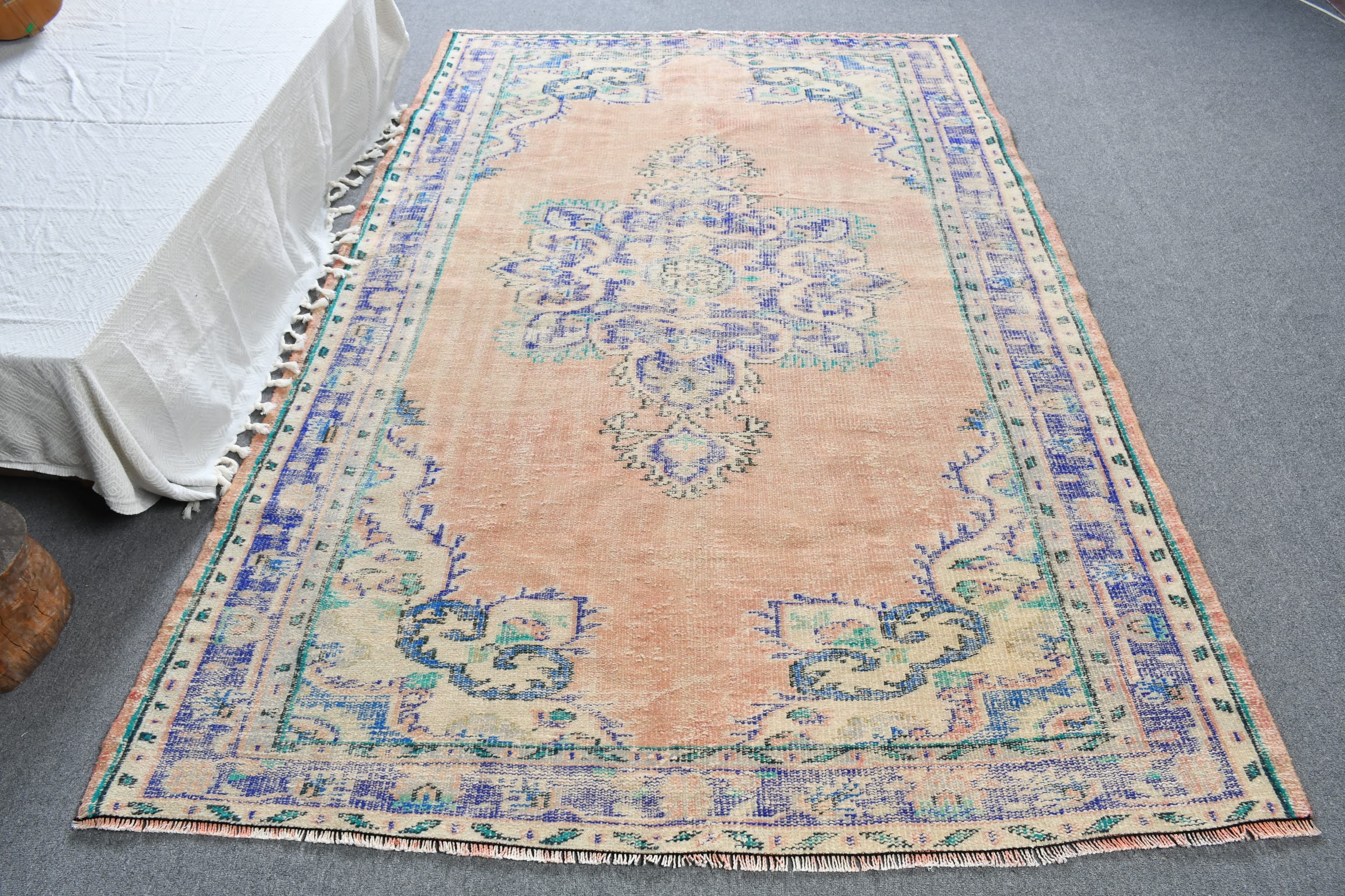 トルコのカーペット Vintage Rug, 5.4x8.2 ft Large Rug, Turkish Rug, Anatolian