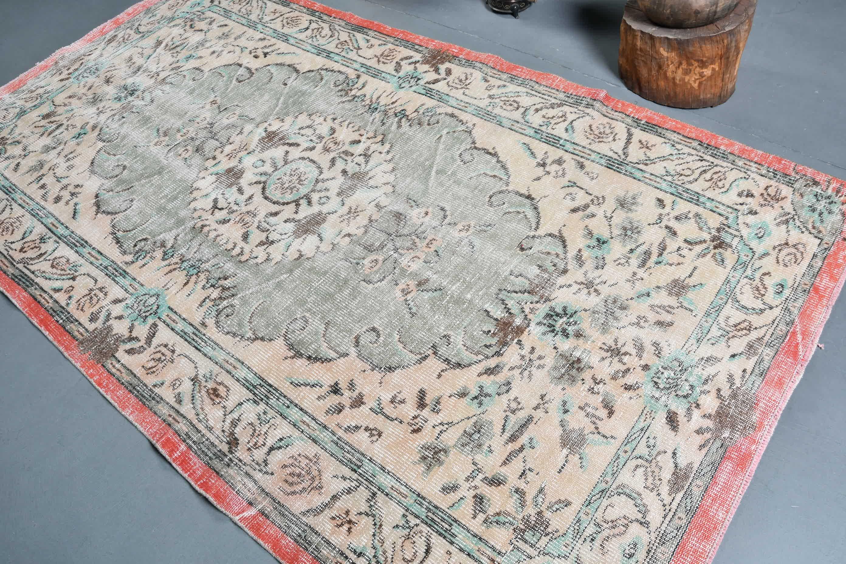 トルコ絨毯、ヴィンテージ大型絨毯、手作りカーペット、オリエンタル