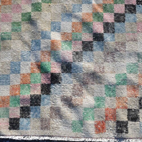 Vintage Rug, Turkish Rug, Area Carpet, Antique Carpet, 46x102 Inches Green Rug, Handwoven shops Bedroom Rug, Handmade Indoor Carpet, 7660