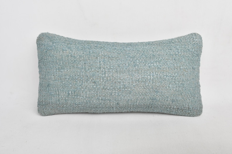 Oreiller bohème, jeter kilim, taie d'oreiller bohème 8 x 16, oreiller kilim turc, oreiller vert, oreiller rectangulaire bohème,