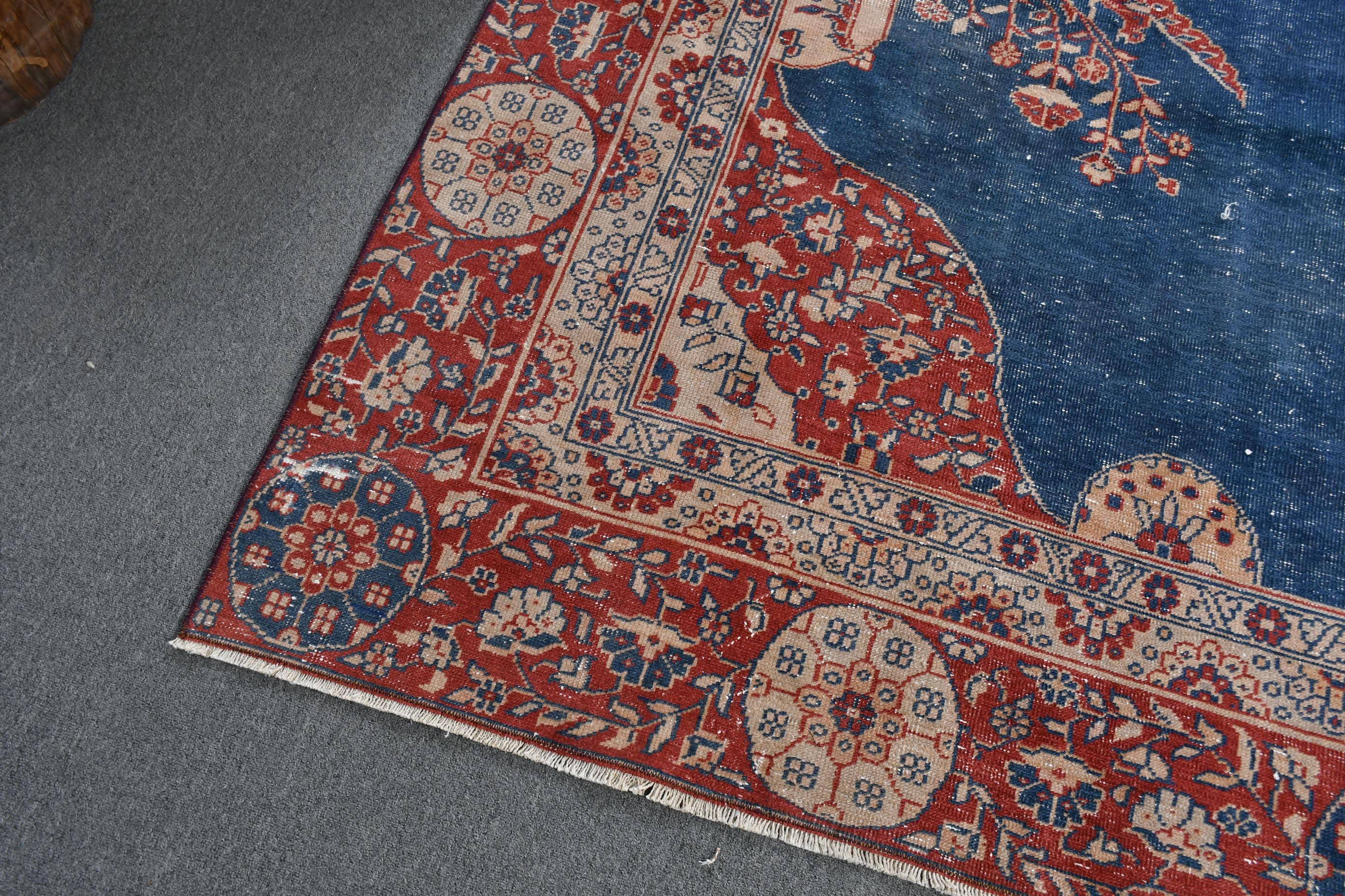 トルコ製特大ラグ 7.3x11.2フィート (223 x 340 cm)、ヴィンテージ