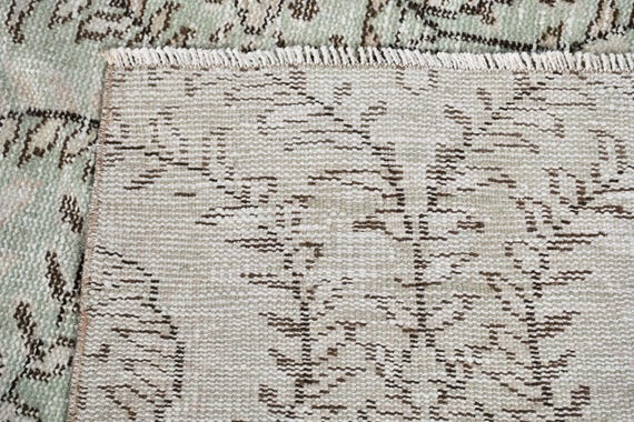 ＊ヴィンテージラグ トルコラグ ラウンドラグ Vintage rug 01＊ 5x9インチの大型ラグ、ヴィンテージラグ、トルコラグ、アナトリアラグ