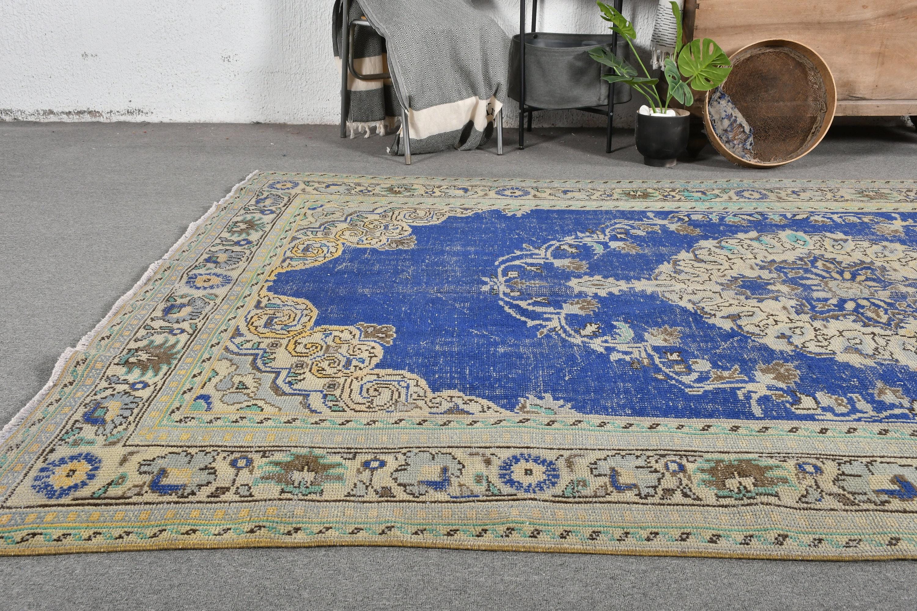 大型トルコ製ヴィンテージ アナトリアンラグ 203 x 298 cm 7 x 10