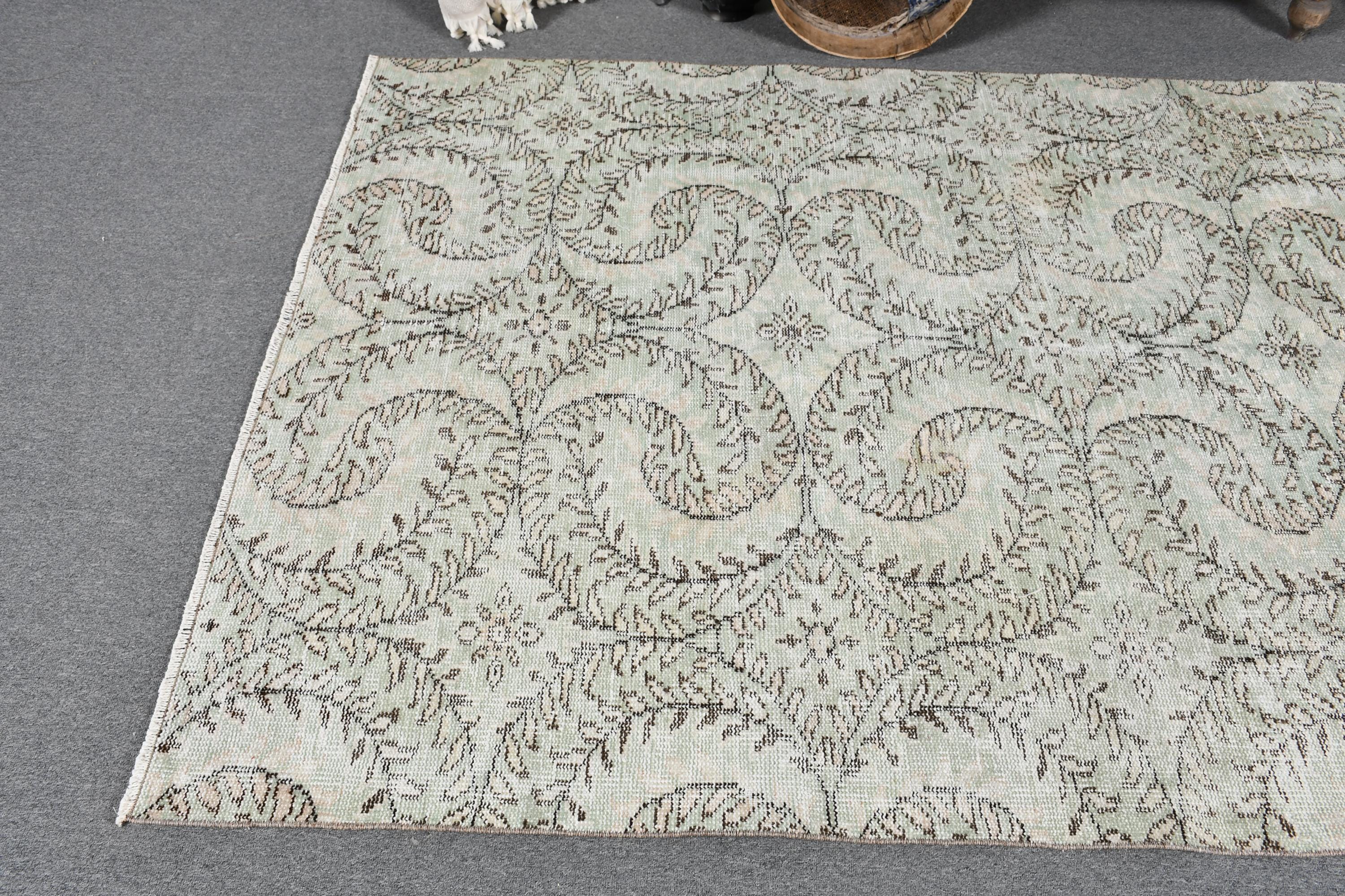 5x9インチの大型ラグ、ヴィンテージラグ、トルコラグ、アナトリアラグ