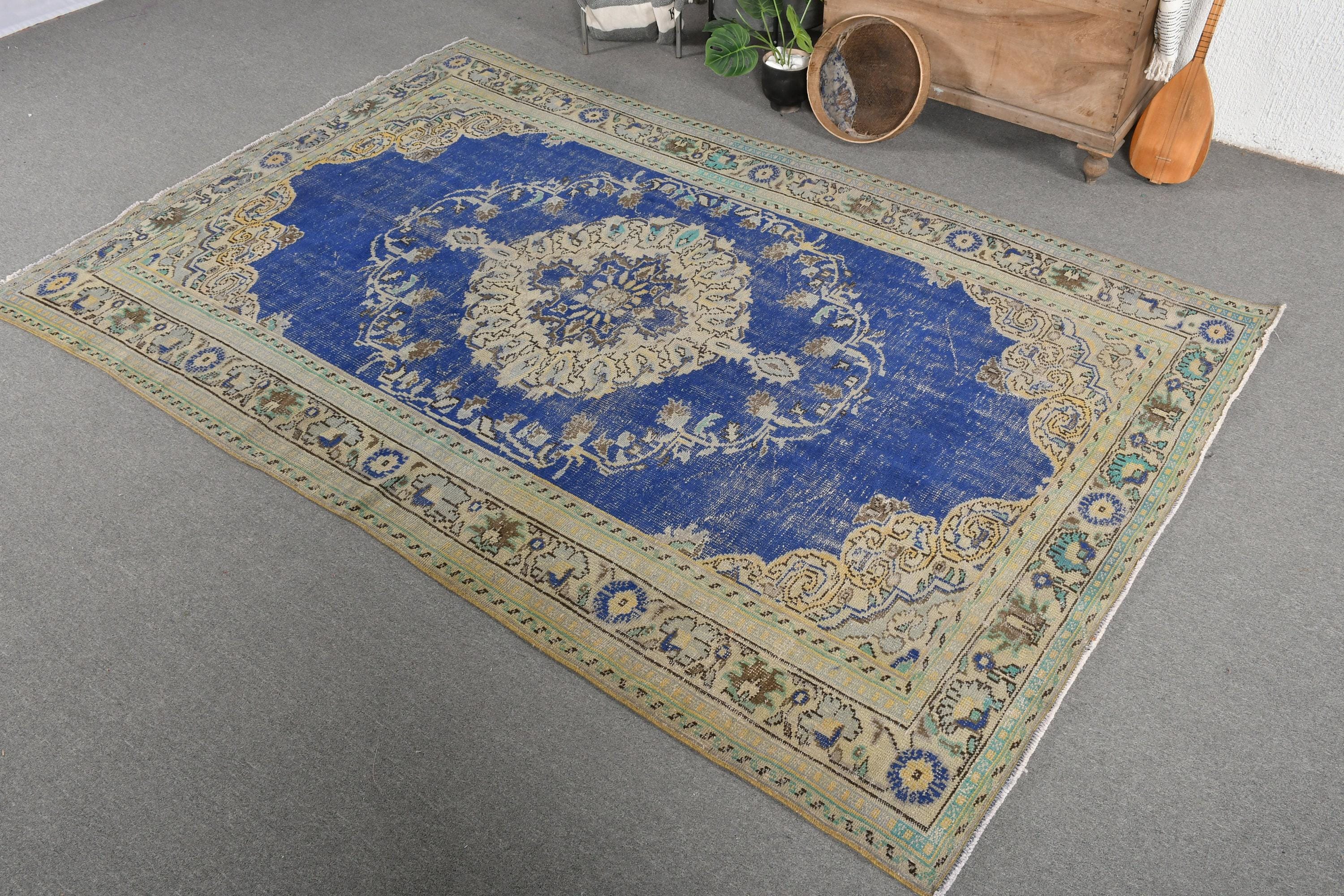 大型トルコ製ヴィンテージ アナトリアンラグ 203 x 298 cm 7 x 10