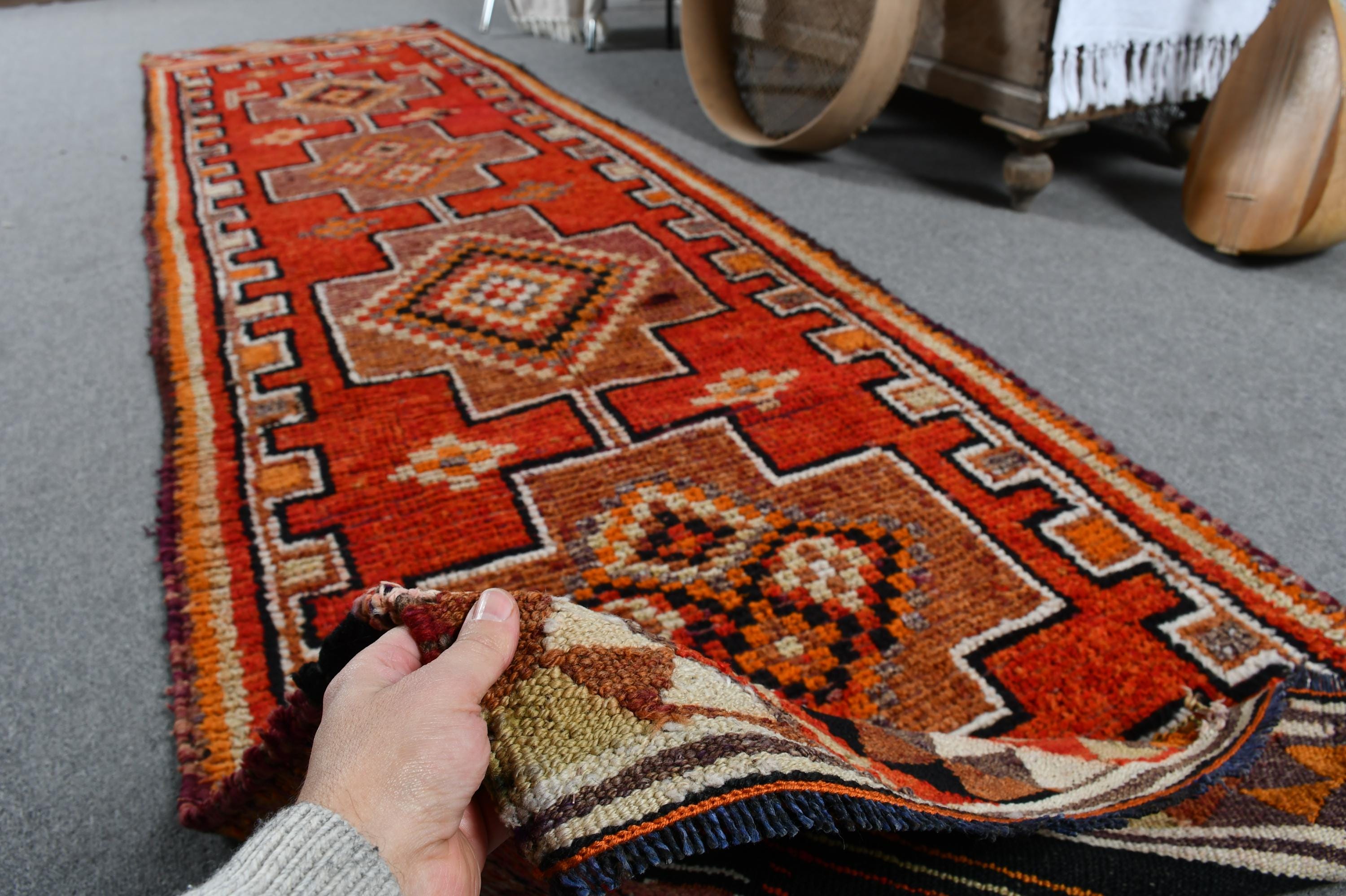 トルコ製ヴィンテージラグ 3 x 10 フィート - Etsy 日本