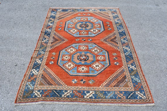 Turks tapijt gebied tapijt vintage tapijt Oushak tapijt -