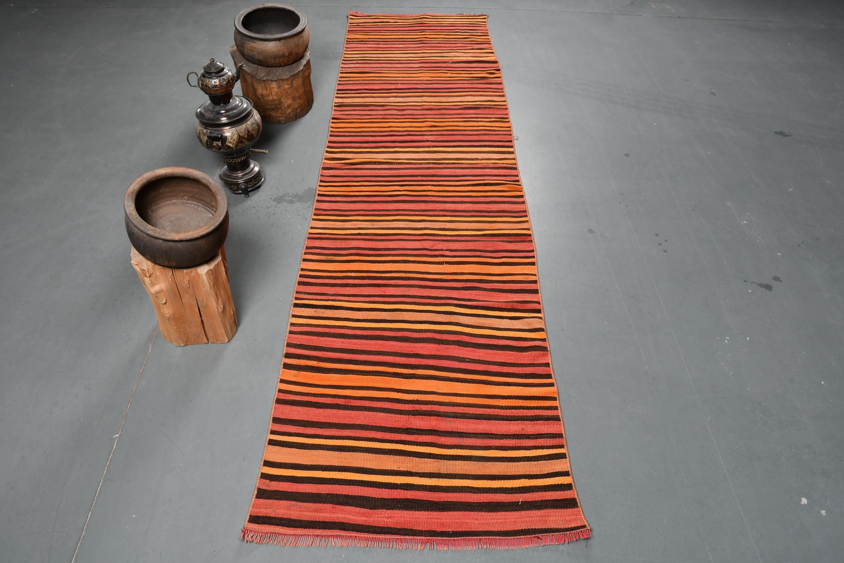 トルコキリムランナー、ヴィンテージキリム、71 x 306 cm、2 x 10 