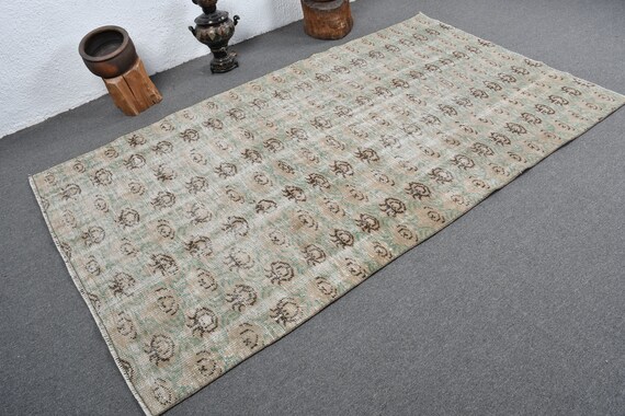 トルコラグ、4.6x8.1フィートのエリアラグ、ヴィンテージラグ