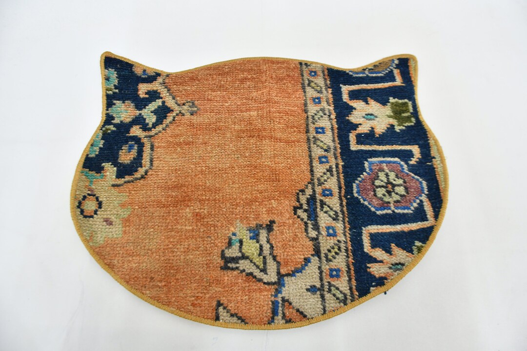 Water Pad, Rug Pet Mat, Feeding Kilim Pad, Red Pad, Rug Pad, Tribal Cat ...
