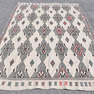 Anatolian Kilim, 5.5 x7.8 , Original Kilim, Turkish Kilim, Vintage Kilim, Antique Kilim, Oriental Kilim, Handmade Kilim, Area Kilim SN- 4520